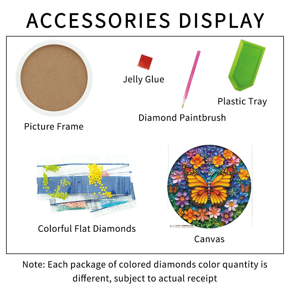 DIY Diamond Painting Set for Kids – Decorative Photo Frame Craft Kit