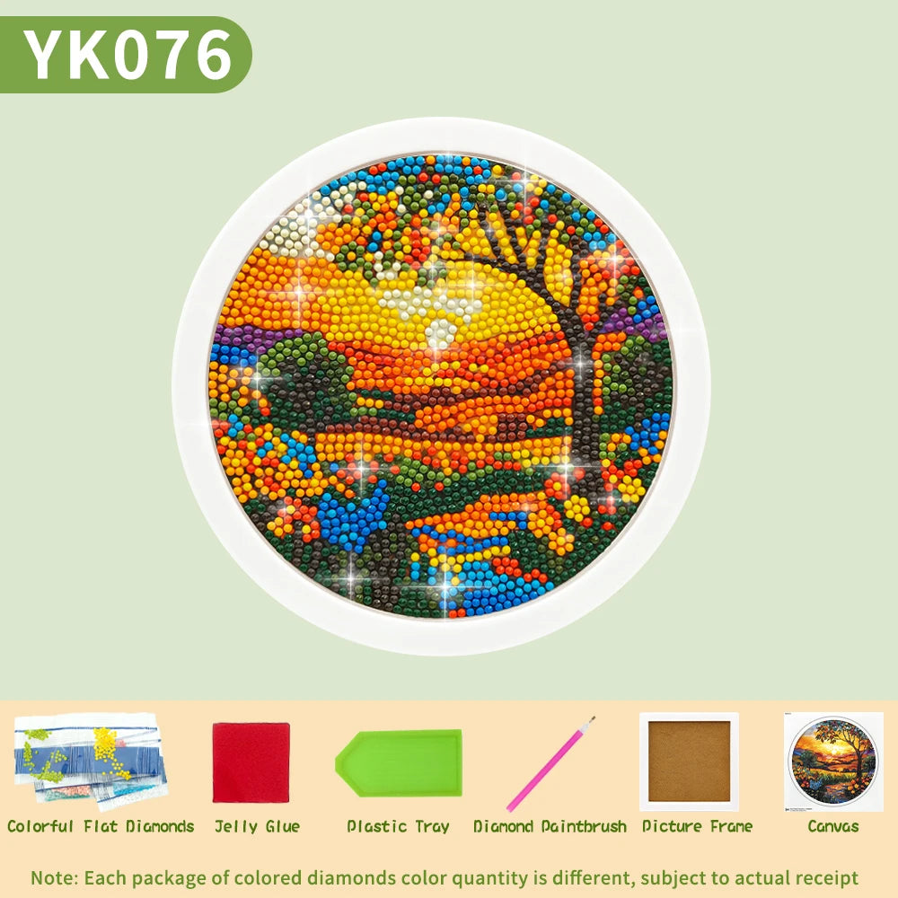 DIY Diamond Painting Set for Kids – Decorative Photo Frame Craft Kit