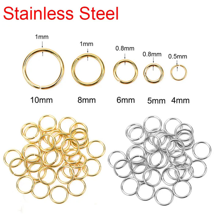 PVD Stainless Steel Jump Rings