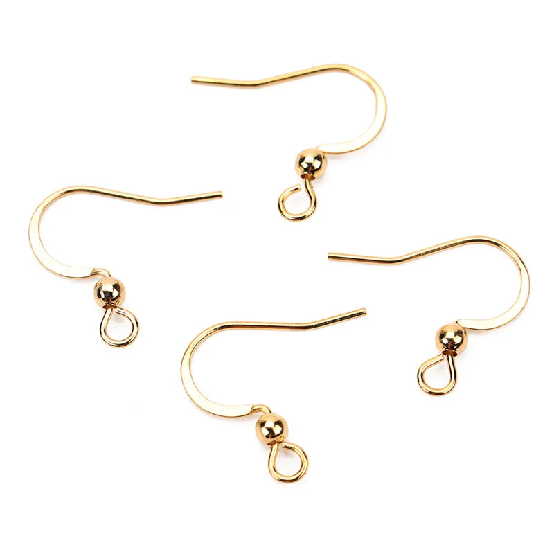 50pcs Stainless Steel Earring Hooks