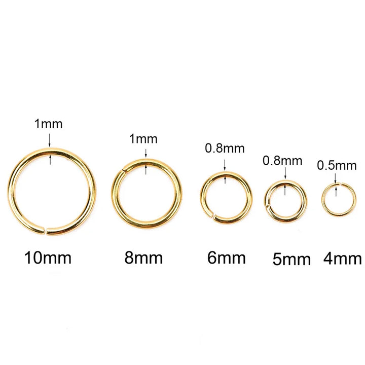 PVD Stainless Steel Jump Rings