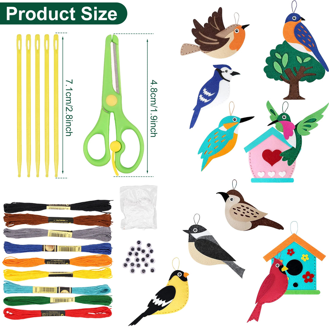 Sea Animals DIY Sewing Felt Plush Kit for Kids