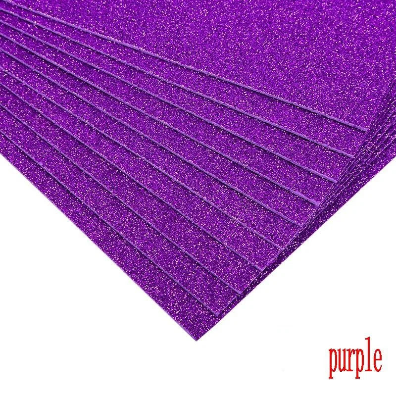 A4 Glitter Foam Paper Sheets