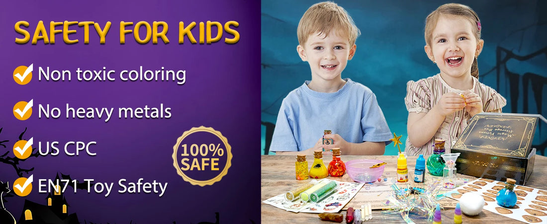 DIY Magical Potions Kit – Color-Changing Witch Craft Set for Kids
