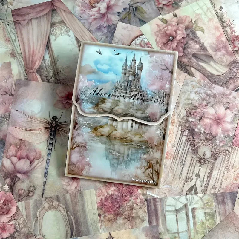 Retro Scrapbook Craft Paper Set