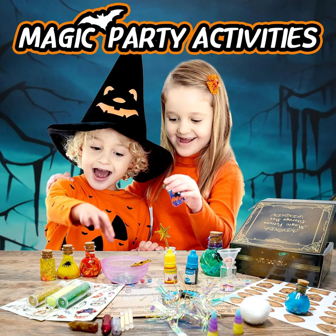 DIY Magical Potions Kit – Color-Changing Witch Craft Set for Kids