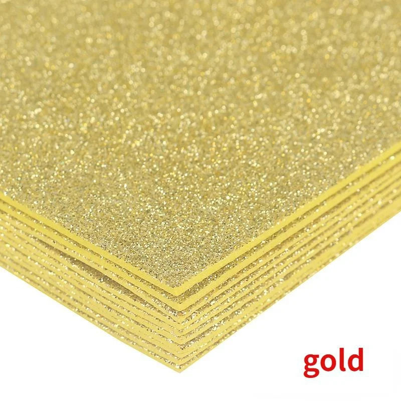 A4 Glitter Foam Paper Sheets