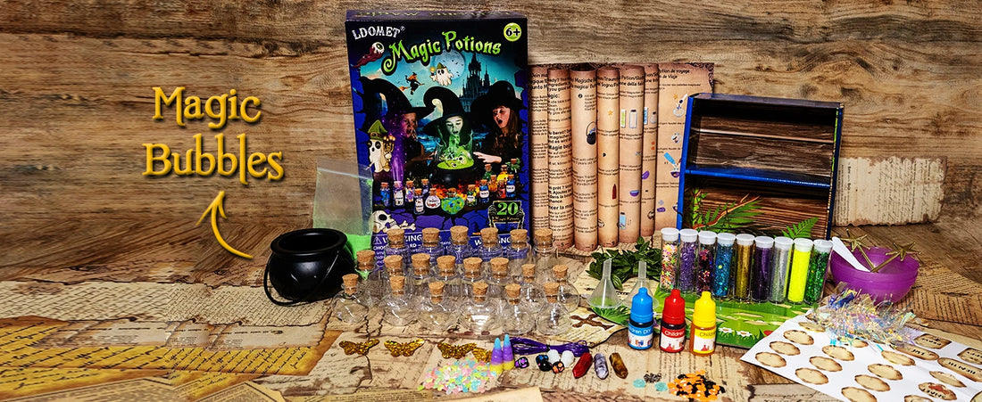 DIY Magical Potions Kit – Color-Changing Witch Craft Set for Kids