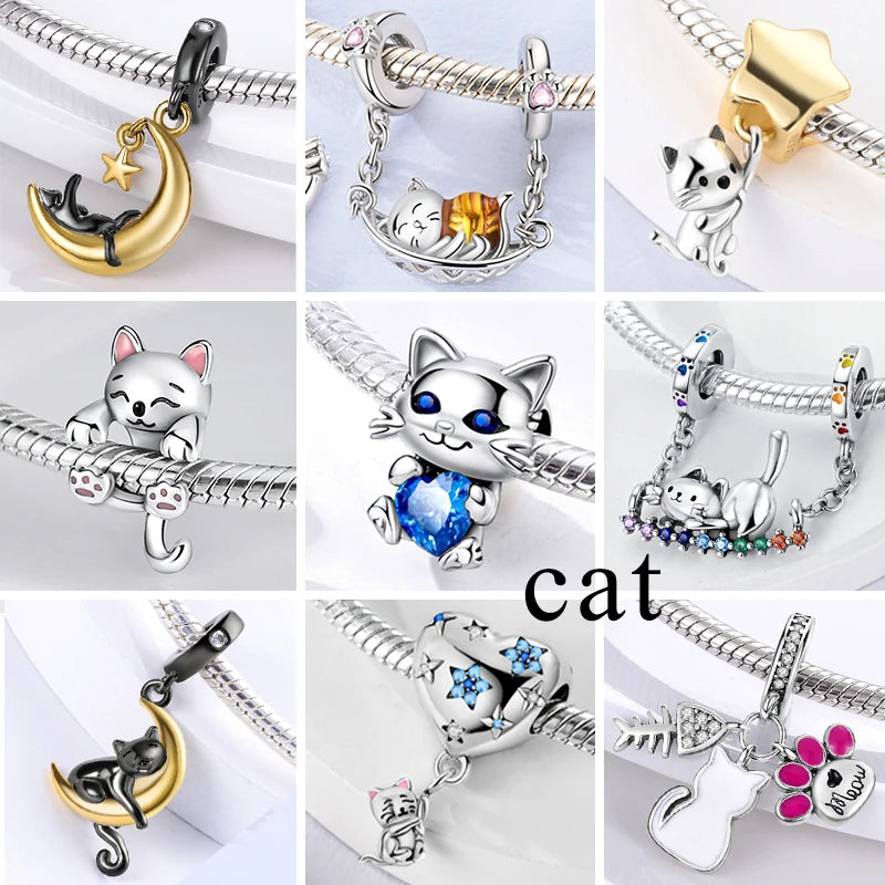 925 Sterling Silver Animal Charms