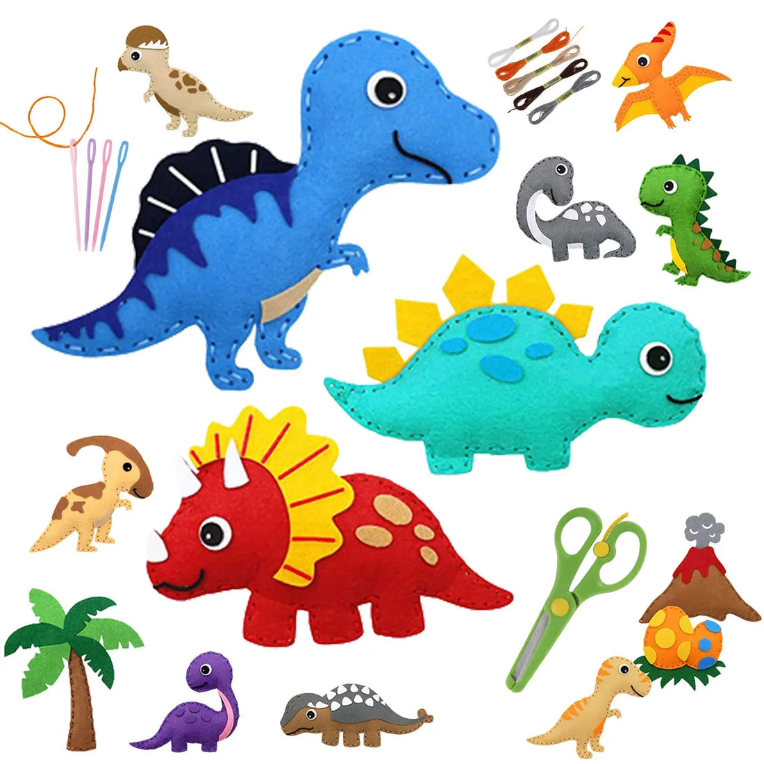 Forest Creatures DIY Sewing Felt Plush Kit for Kids