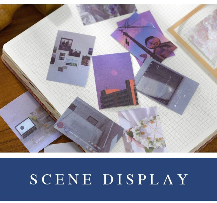 Vintage Scrapbook Paper & Sticker Set