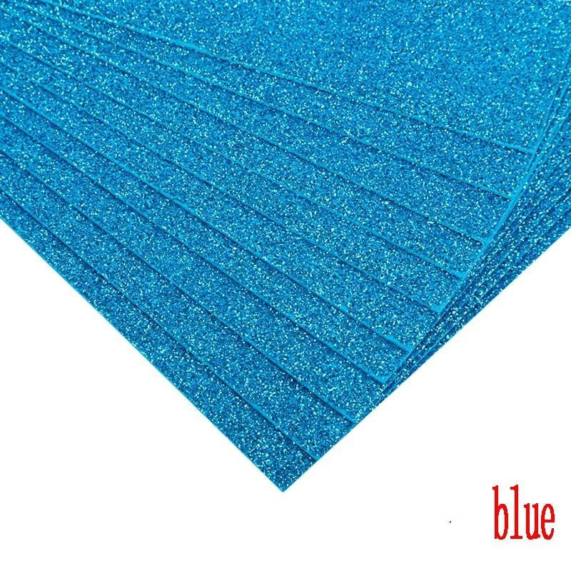 A4 Glitter Foam Paper Sheets