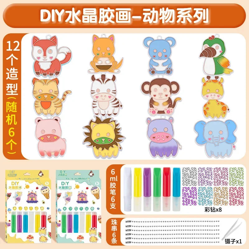 Children’s DIY Crystal Glue Painting Set
