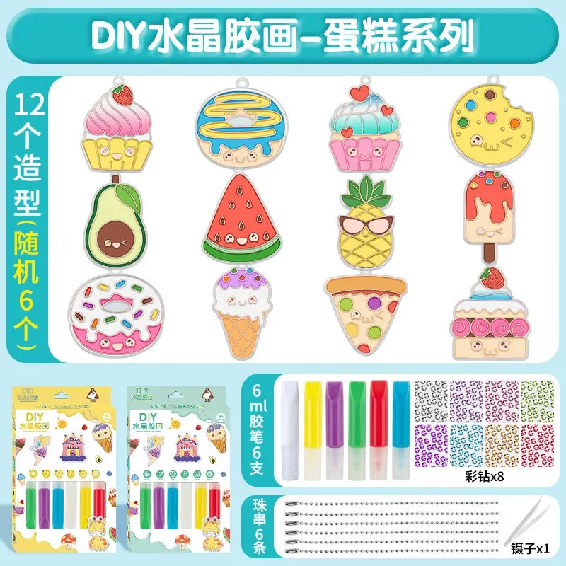 Children’s DIY Crystal Glue Painting Set