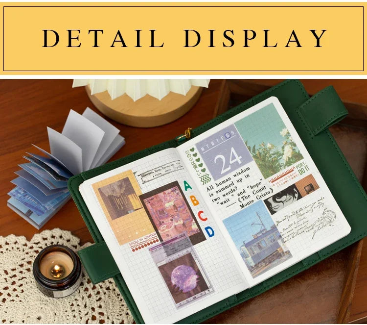 Vintage Scrapbook Paper & Sticker Set