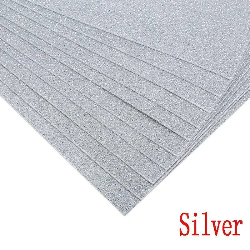 A4 Glitter Foam Paper Sheets