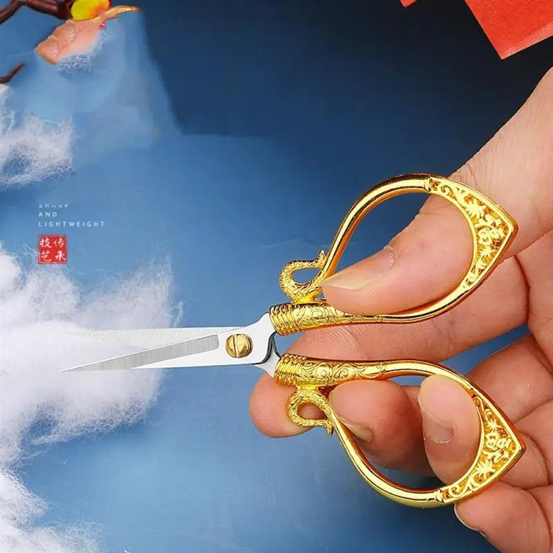 Retro Antique Sewing Scissors – Durable Tailor & Fabric Shears