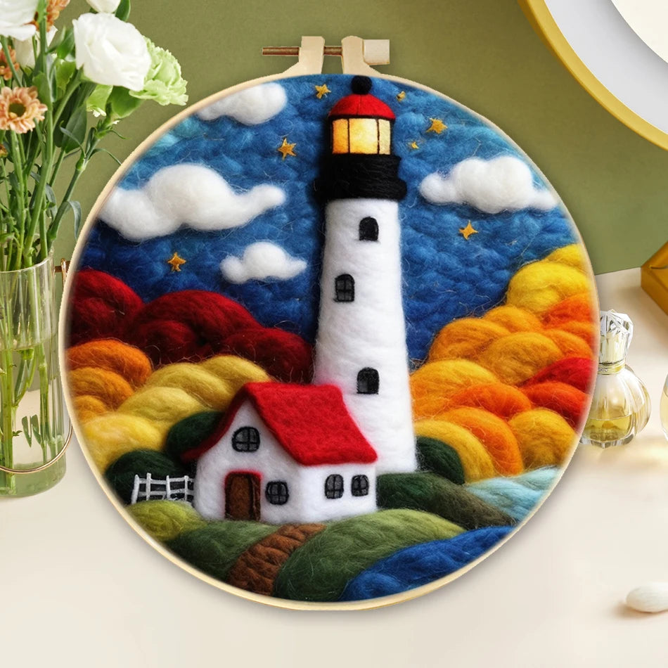 GATYZTORY DIY Wool Felting Painting Kit