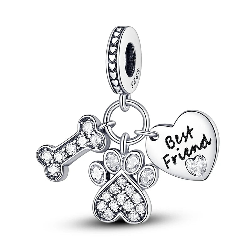 925 Sterling Silver Animal Charms