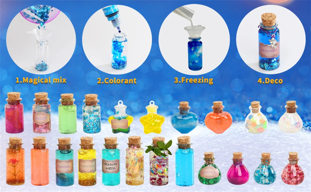 DIY Magical Potions Kit – Color-Changing Witch Craft Set for Kids