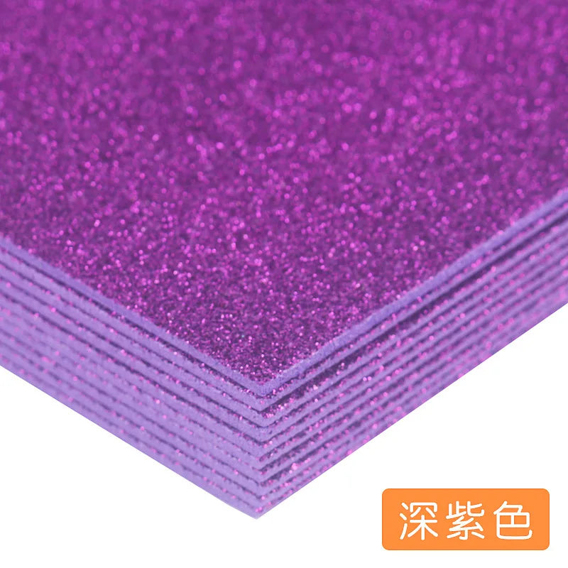 A4 Glitter Foam Paper Sheets
