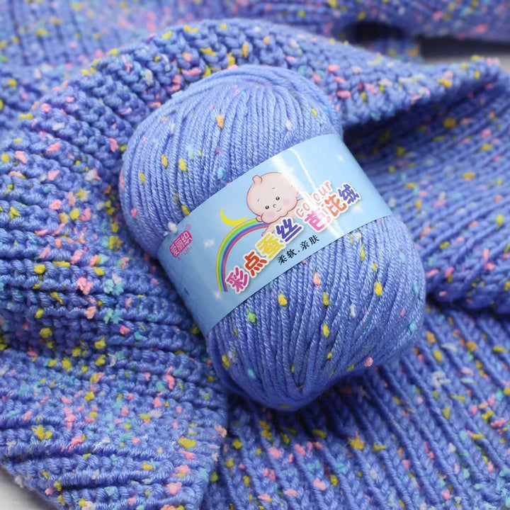 Eco-Dyed Worsted Wool & Cotton Yarn – Hand Knitting & Crochet