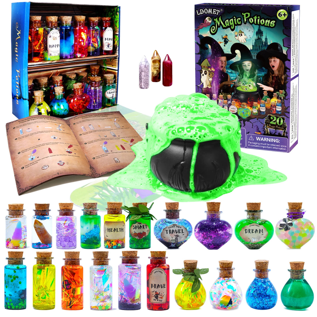 DIY Magical Potions Kit – Color-Changing Witch Craft Set for Kids