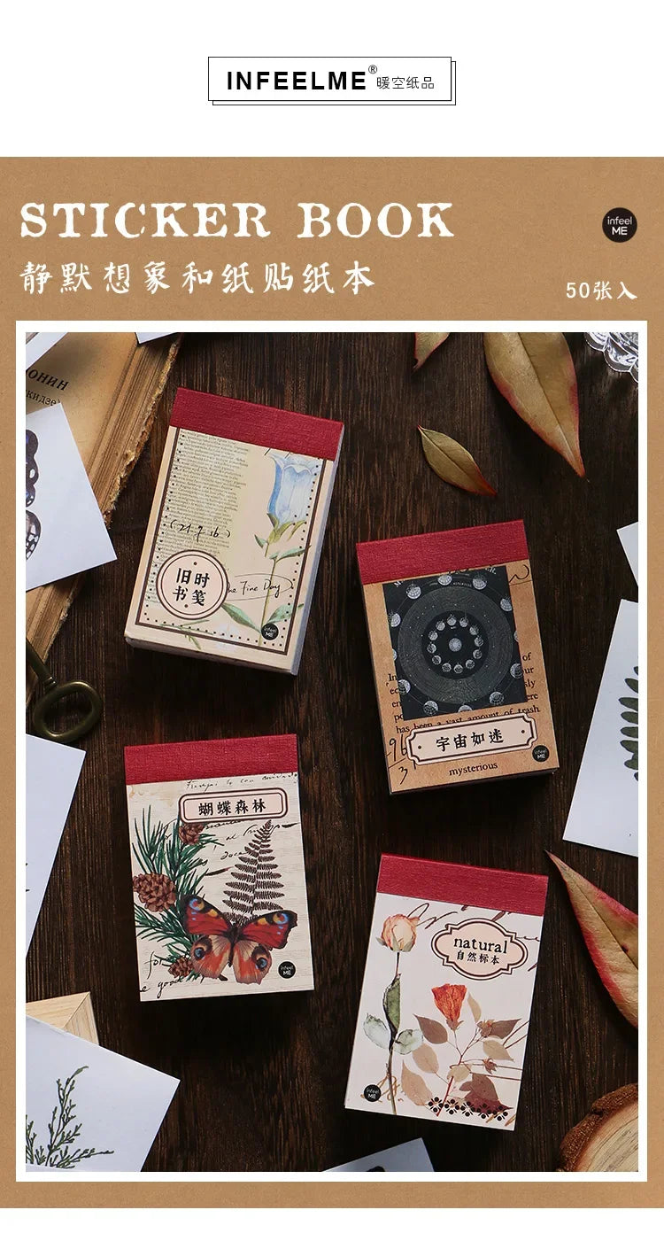 Vintage Scrapbook Paper & Sticker Set