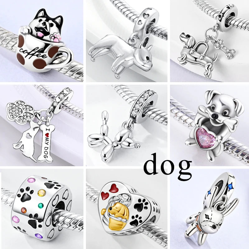 925 Sterling Silver Animal Charms