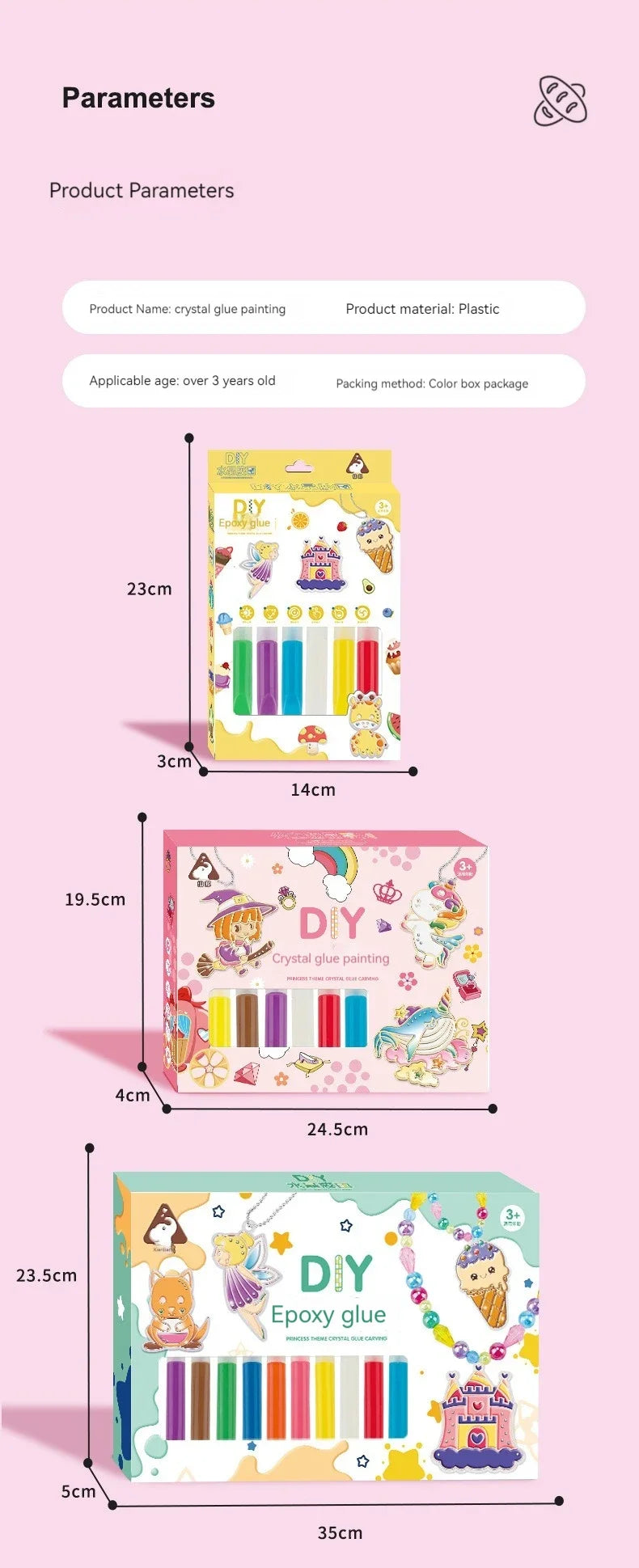 Children’s DIY Crystal Glue Painting Set