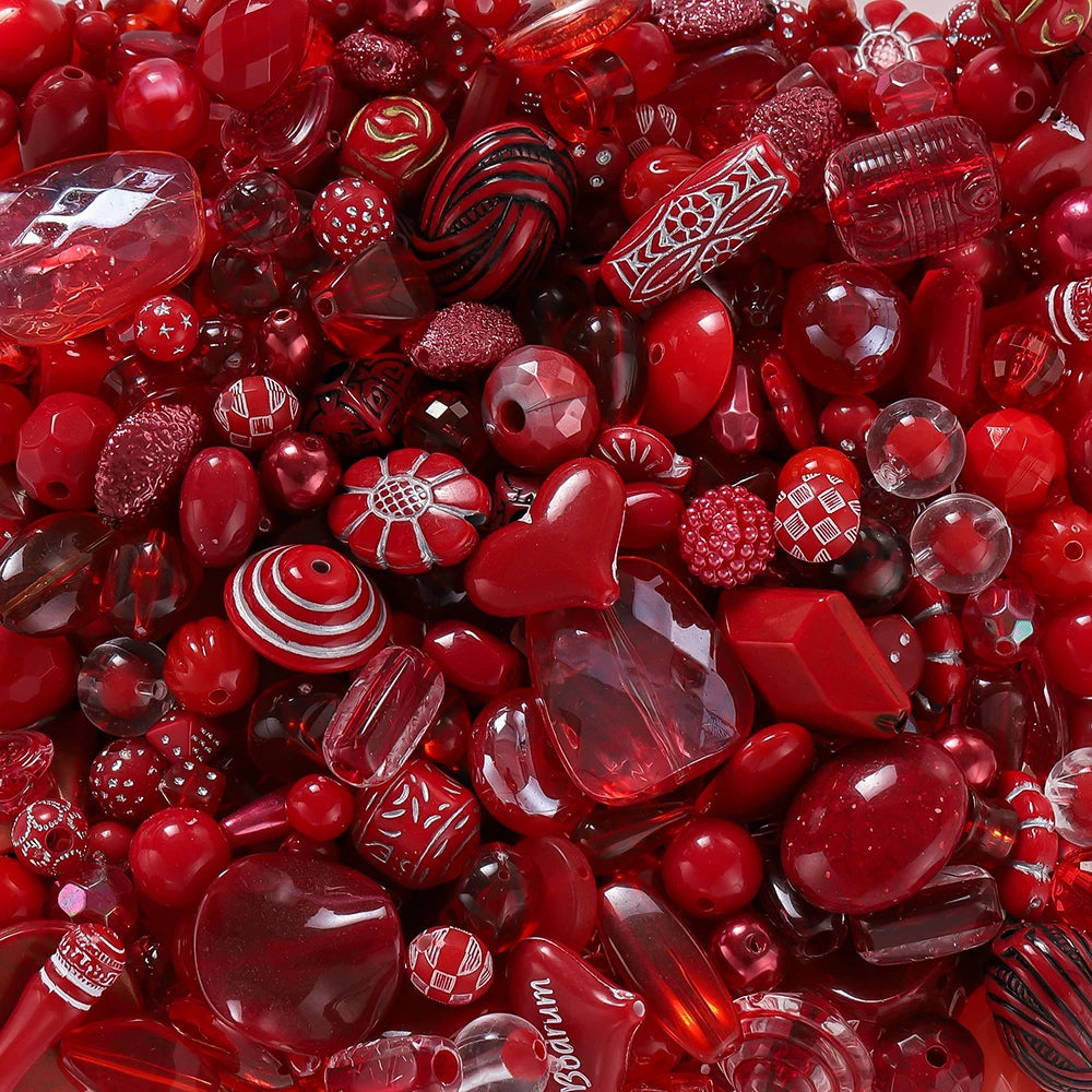 Mixed Acrylic Beads – Bowknot, Star, Heart & Butterfly DIY Jewelry