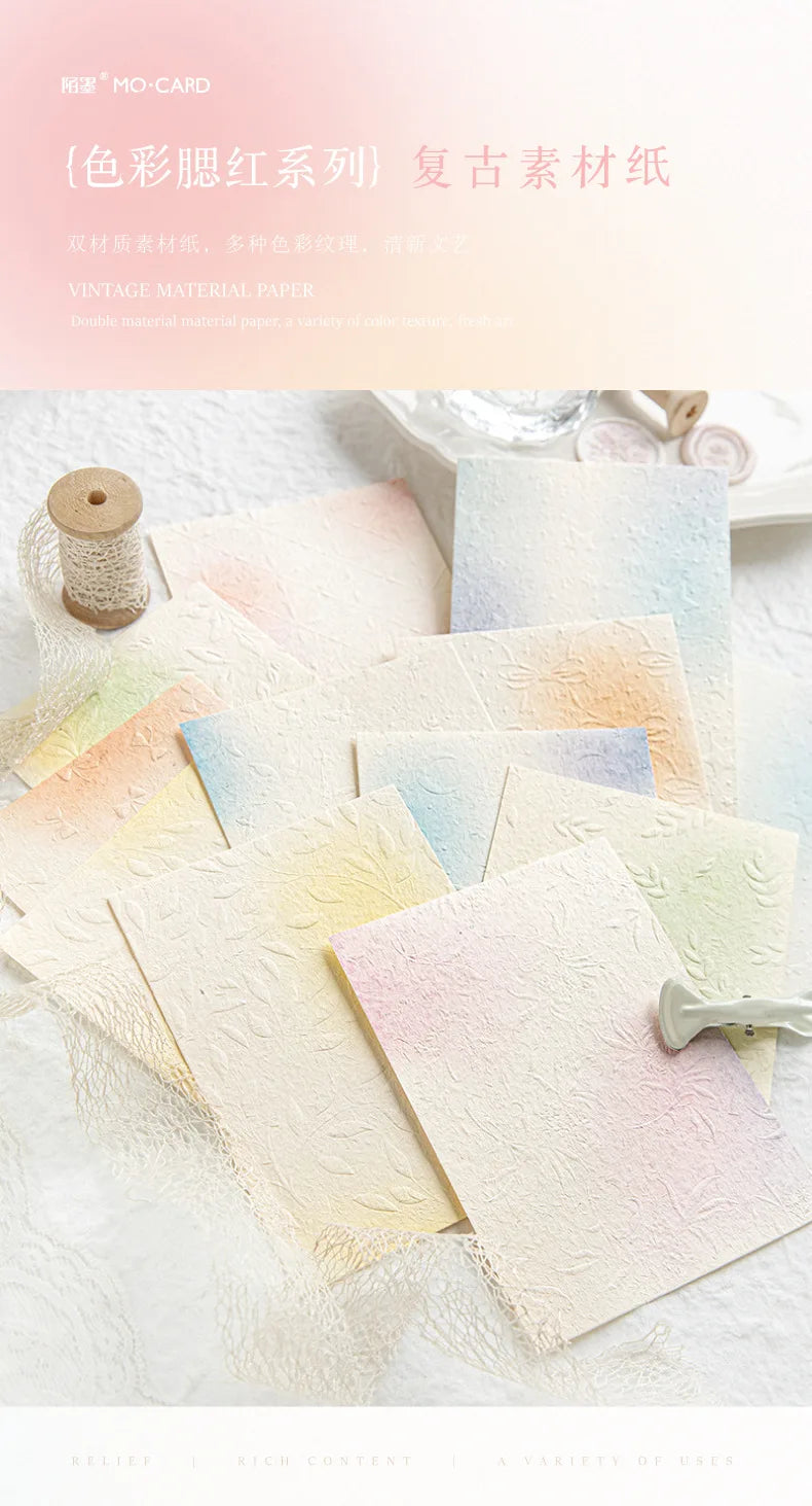 Color Gradient Decorative Paper Set