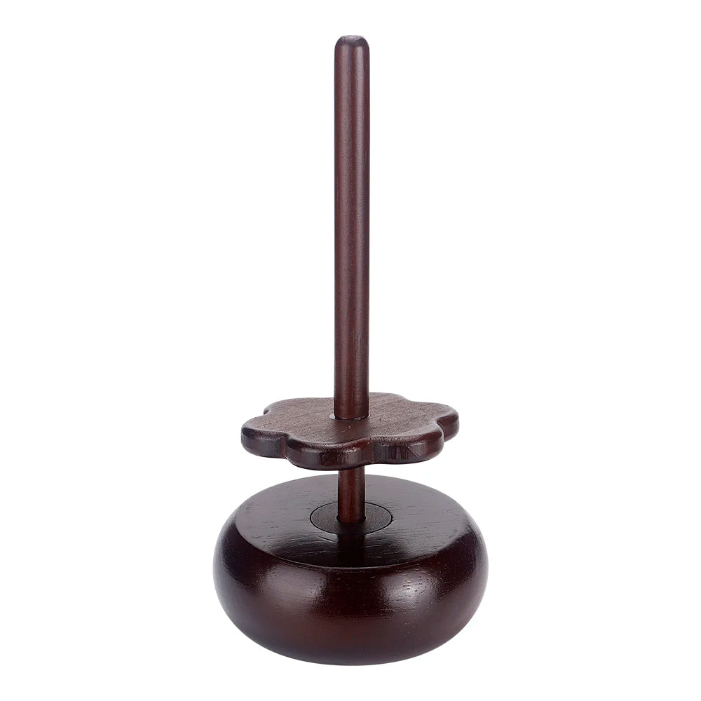 Premium 360° Rotating Wooden Yarn Holder