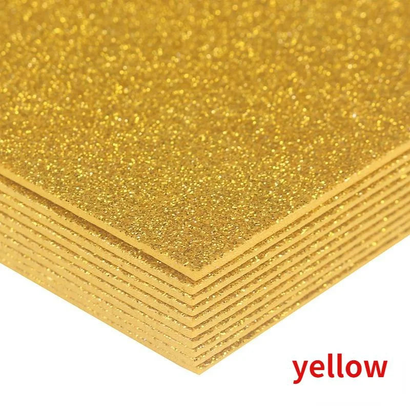 A4 Glitter Foam Paper Sheets