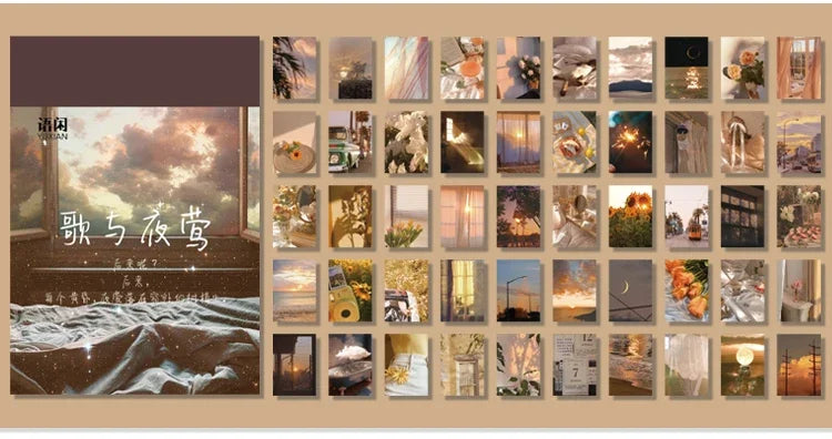 Vintage Scrapbook Paper & Sticker Set