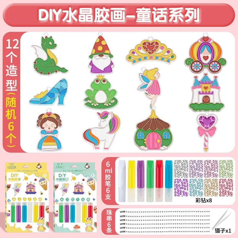 Children’s DIY Crystal Glue Painting Set