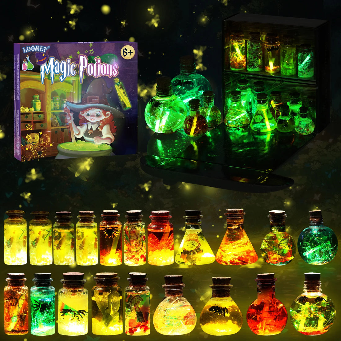 DIY Magical Potions Kit – Color-Changing Witch Craft Set for Kids