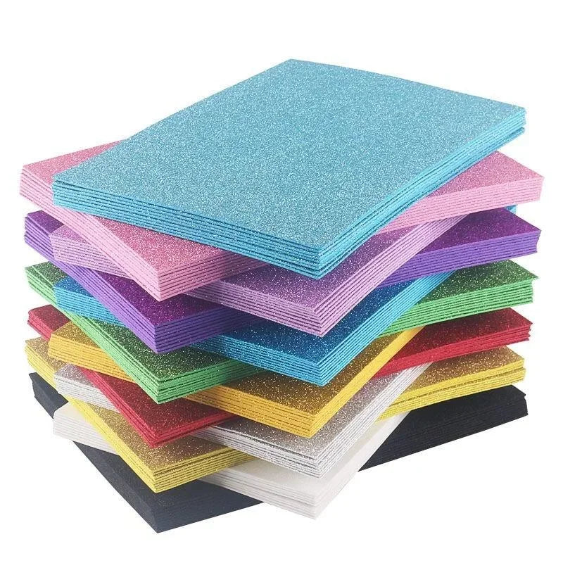 A4 Glitter Foam Paper Sheets
