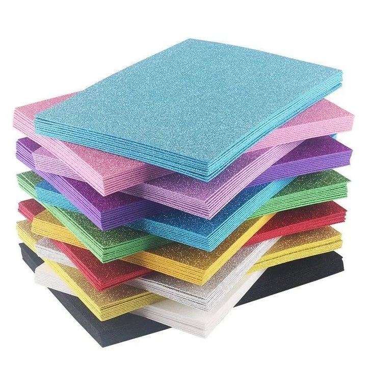 A4 Glitter Foam Paper Sheets