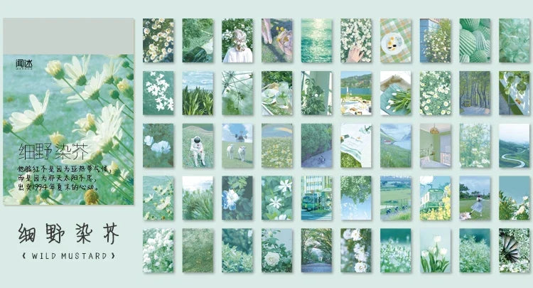 Vintage Scrapbook Paper & Sticker Set