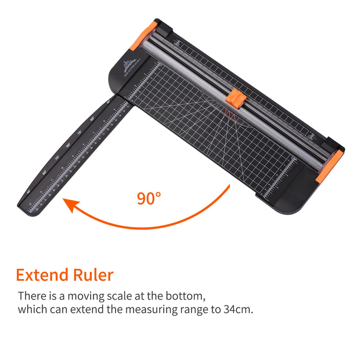 A4 Portable Paper Trimmer – 12.2” Craft & Photo Cutter
