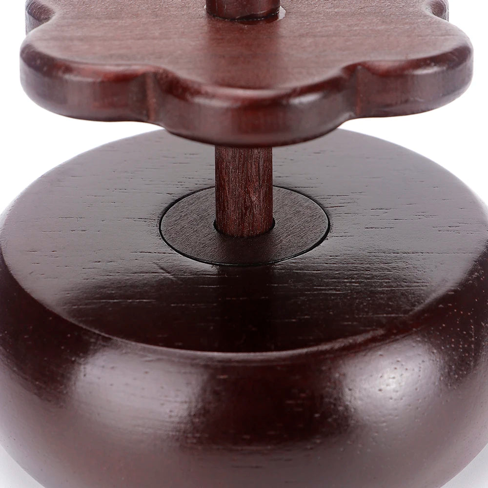 Premium 360° Rotating Wooden Yarn Holder