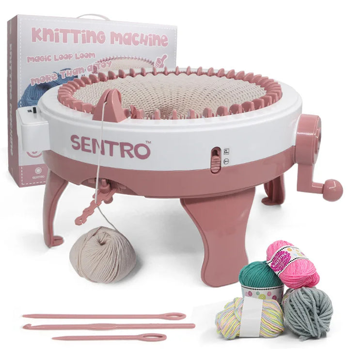 48-Needle Handmade Knitting Machine – Wool Loom for Scarves, Sweaters & Hats