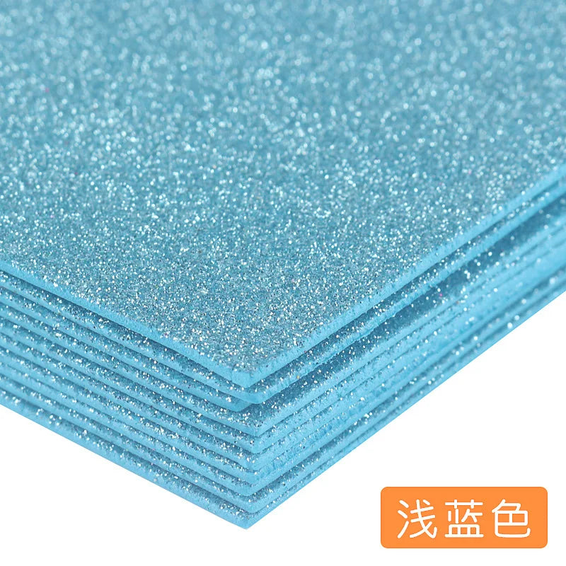 A4 Glitter Foam Paper Sheets