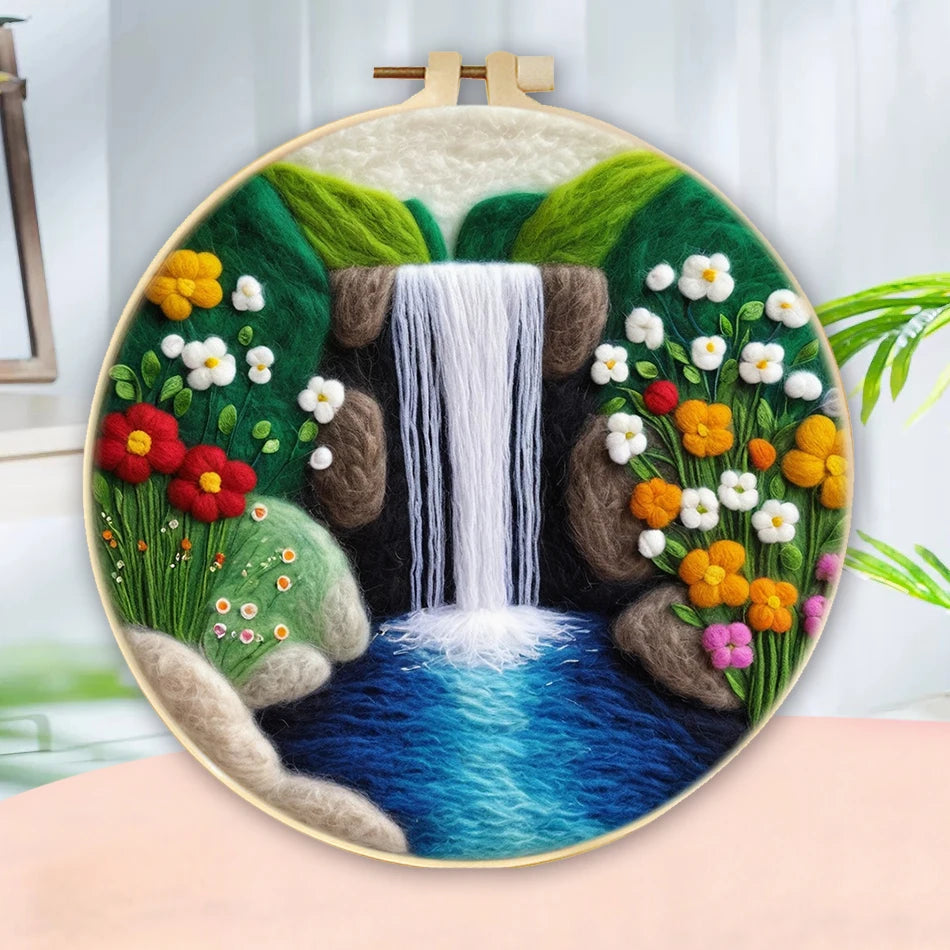 GATYZTORY DIY Wool Felting Painting Kit