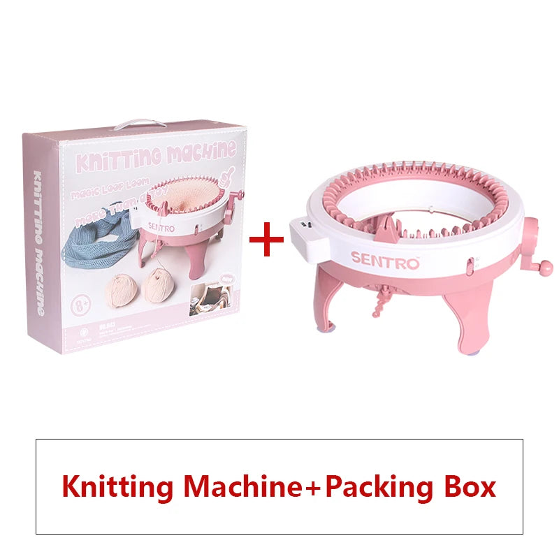 48-Needle Handmade Knitting Machine – Wool Loom for Scarves, Sweaters & Hats
