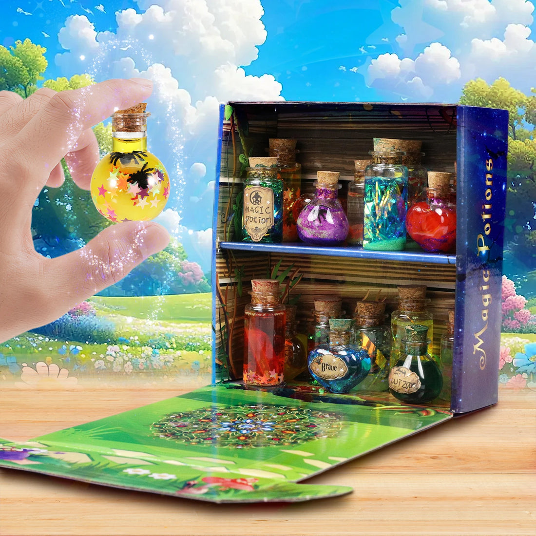 DIY Magical Potions Kit – Color-Changing Witch Craft Set for Kids