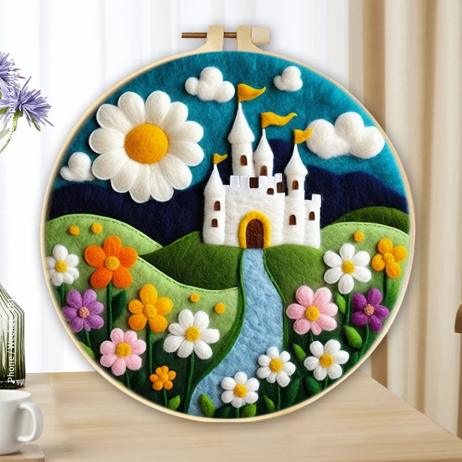 GATYZTORY DIY Wool Felting Painting Kit