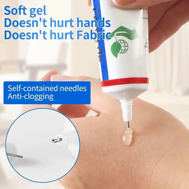 Strong Fabric Glue – Transparent Quick-Dry Multipurpose Waterproof Adhesive