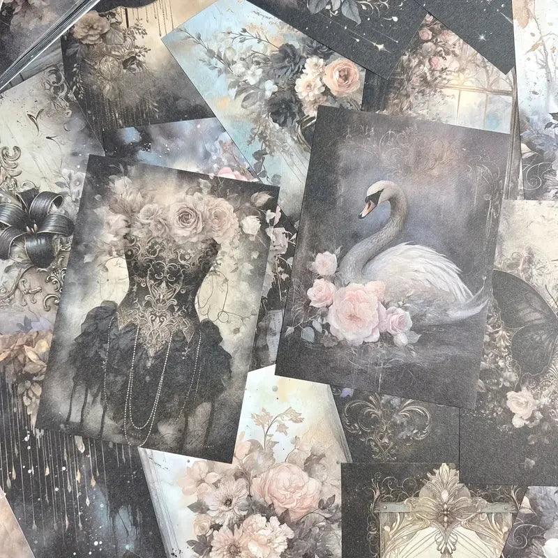 Retro Scrapbook Craft Paper Set